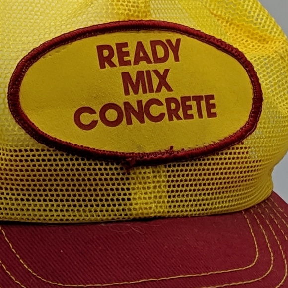 Vintage Snapback Ready Mix Concrete Trucker Hat - Picture 2 of 7